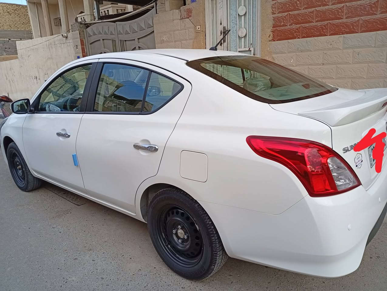 نيسان سني موديل 2026 مكفولة كفاله عامه ماشيه 3000 رقم اربيل تريد وكاله او تحويل  137$ رقم التلفون *********** مكاني كربلاء
