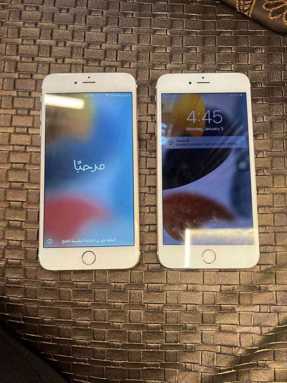 السلام عليكم 
عندي هذوله الاجهزه للبيع آيفون 6sابلص هيجي أبيعهم عل وضعهم الصراحه ما عرف بيهم
واحد يرادلو برنامج والثاني بس لمس مايشتغل 
السعر 70الف بي مجال قليل


**إذا كنت صاحب هذا الإعلان وتريد حذفه لأي سبب، رجاءا أرسل رسالة إلى الدعم الفني**