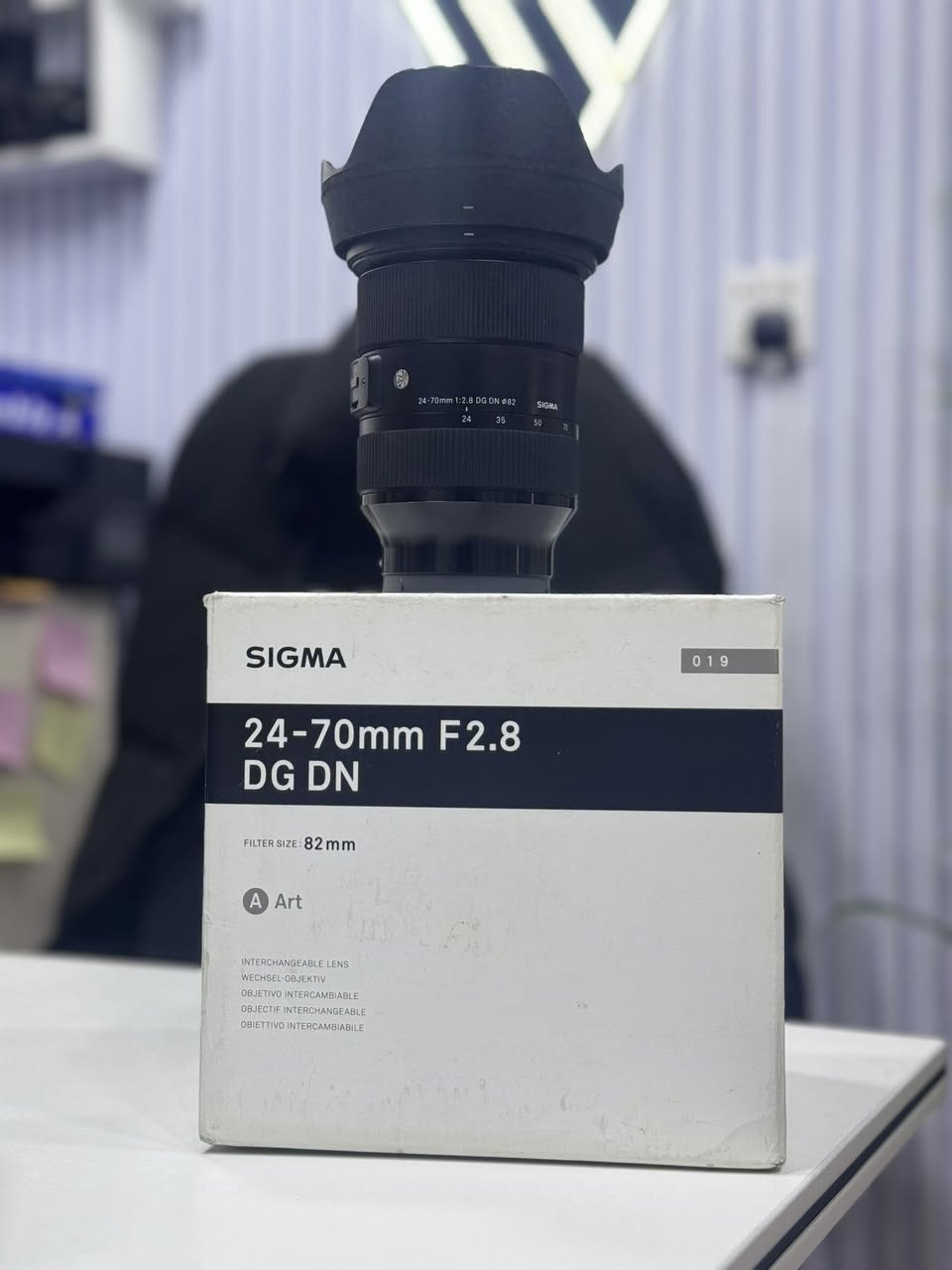 #daste_dw_مستعمل
——————————-
#sigma 24-70 F2.8 mark 1
اصدار الاول
—————-
Clean 90‎%‎
ملاحظه / زجاج بيها ضربه بسيطه واضح بالصور
تيبنى / شوشةى لينز شوختةكى هةيه له رسم دياره


**إذا كنت صاحب هذا الإعلان وتريد حذفه لأي سبب، رجاءا أرسل رسالة إلى الدعم الفني**