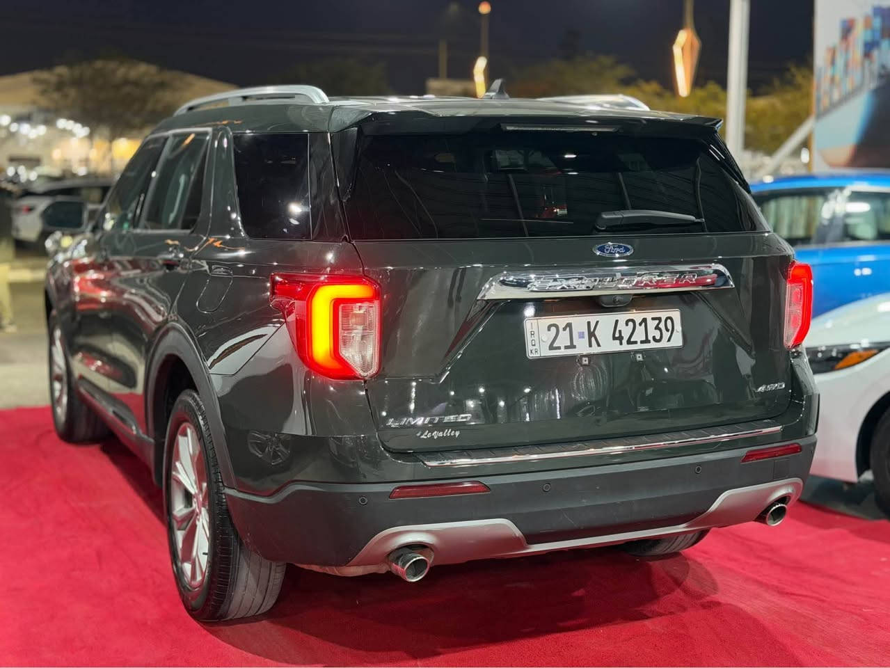 فورد اكسبلور (LIMITED موديل : 2023
السعر 220$

اللون : اخضر

حجم المحرك : 2.3. 4 سلندر)

رقم الشاصي مرفقة مع صور

LIMITED : المواصفات

بصمة ابواب

بصمة تشغيل

تشغيل عن بعد

شاشة كبير لمس

شاحن هاتف لاسلكي

360 كاميرة

هاند بريك بصمة

اوتو هولد AUTO HOLD

اوتو ستارات AUTO STARD

AUTO STOP اوتو ستوب

رادار امامي تحديد مسار)

رادار جانبي نقاط عمياء)

رادار خلفي (التحذير من الاصطدام

حساسات امامي

حساسات جانبي

حساسات خلفي

نظام ECO

NORMAL نظام

SPORT نظام

داخل ليد LED

تحکم استيرن

استيرن كهربائي

استیرن هیتر

كشنات جلد

كشنات كهربائي

كشنات خزن + ميموري

کشنات تبرید

کشنات هیتر

صندوق شفط كهربائي

لايتات LED ليد وعدسة زينون

بكلايتات LED ليد

ويل كروم

تفاصيل اكثر الاتصال على ارقام التالية

*********** عنوان كركوك معرض سي بورد
