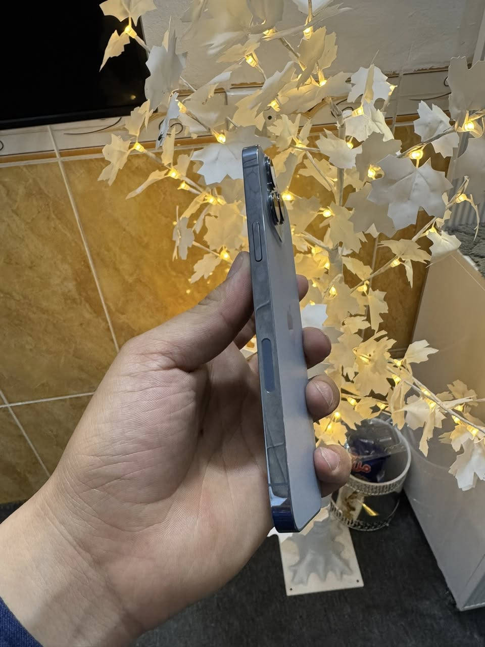 Iphon 13 pro max
128g 
1sim 
Patre 78 
بي عيبة و بي دةسكارية هةموو شتكي بيلادية و هيجي نة گوراوة زةماني ١٠ روژةي لةگةلة يةك وردة شوختي شاشةي هةية بجوكن 
سعرةكةي ٤٠٠ دولارة ❤️❤️

*********** 
تكاية بۆ حجز کردن زوو نامە بنرن کە نەما گلەیی نەکەن❤️👑
