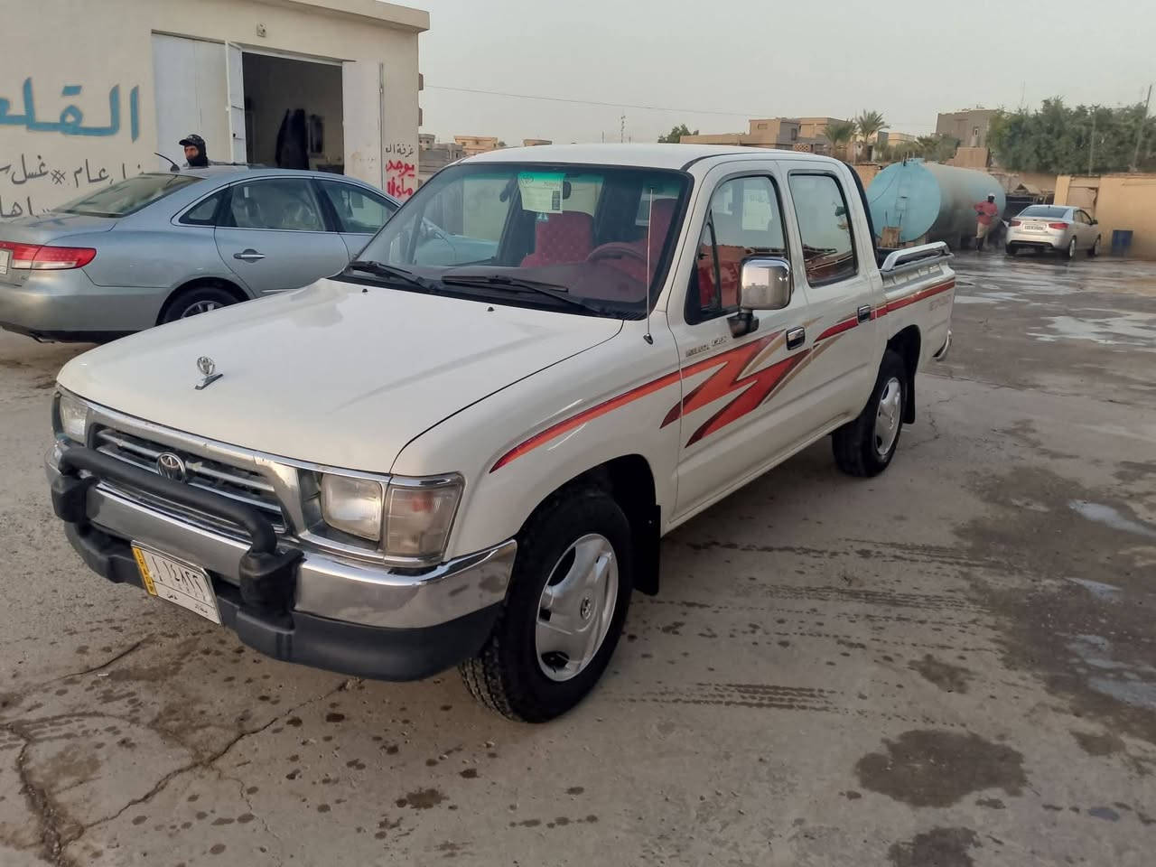 سلام عليكم بكم للبيع تيوتا ٩٩ محرك مامفتوح ماشيه ٢٦٤ بدون صبغ فقط ملاحضات بارد بسيطه كلشي موضحلك بل فيدو كير صدر كلو شرط رقم بغداد مشروع وطني شرط تحويل سنويه ل ٢٧ تحويل مباشر جيل اكس فول موصفات 
تدفئه تبريد الشراي يتصل *********** مكاني الشرقاط سعر ١٢٨ بي مجال بسيط
