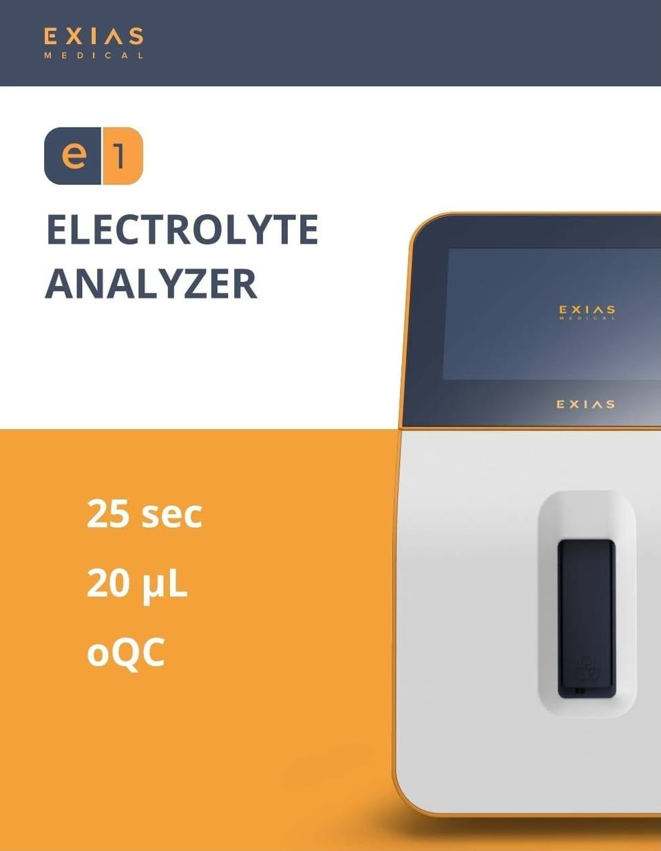 مكتب أطلس الطبي - البصرة 
الوكيل المعتمد لجهاز Exias Electrolyte Analyzer  
All in one Cartridge.
مقيم من وزارة الصحة
🔬 لقياس  ca ,Na⁺, K⁺, Cl⁻ ,ph,بدقة عالية وخلال 25 ثانية فقط 
 صيانة ومعايرة أوتوماتيكية مع ثلاث ليفل كونترول
💉 حجم عينة 20 مايكرون فقط
🧪 تصميم حديث وسهل الاستخدام
للأستفسار على رقم التالي
***********
