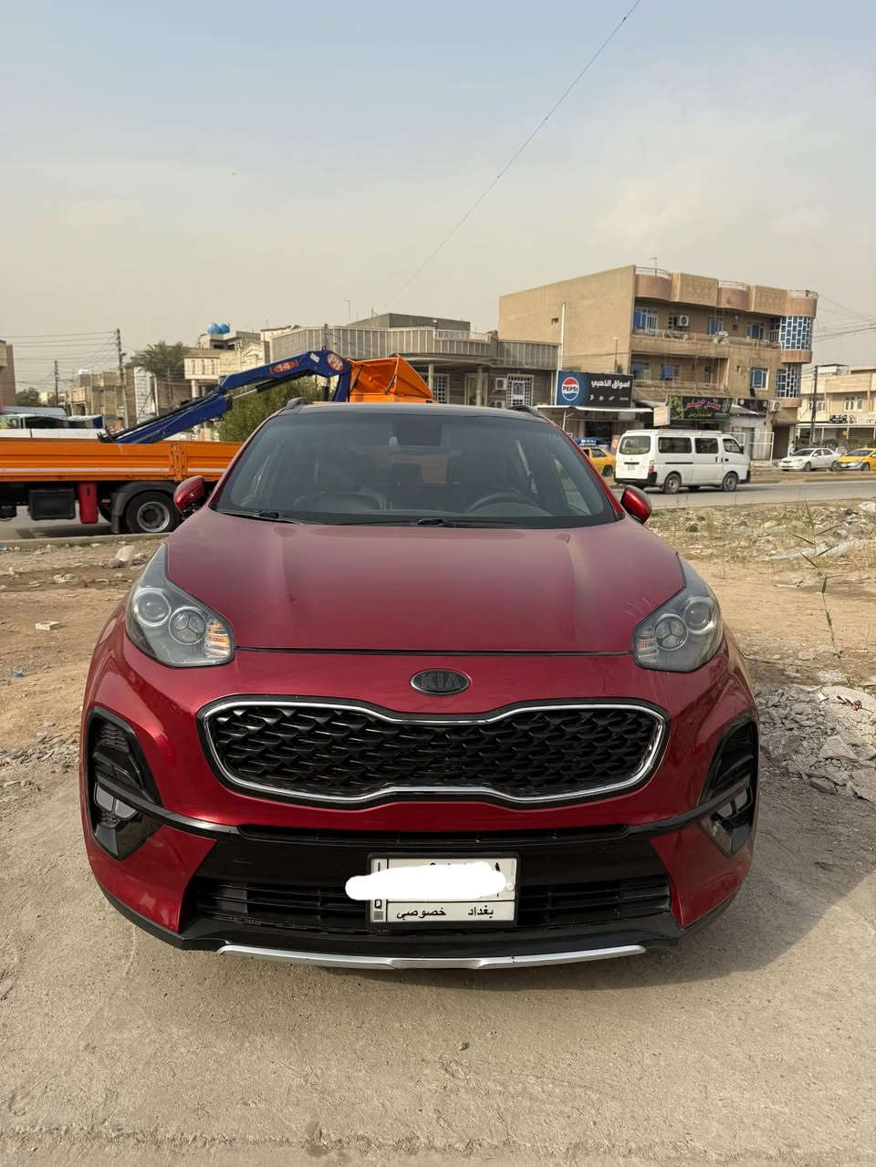 النوع:كيا سبورتج
الموديل: 2021
حجم المحرك: 2.400
عداد المسافه:35 الف
امريكي قطعه وحده صبغ فقط البنيد بدون دواخل 
المواصفات:
فول 1/1
بصمه تشغيل
بصمه ابواب
بانوراما
كشنات تدفئه
كشن كهرباء
كشنات جلد
شاشه
كامرا دواره
رادارات 360
رادار امامي
تحديد مسار
تحكم ستيرن جهتين
مثبت سرعه
شاحن واير لس
سايد بريك. دكمه
اوتو هولد
فور ويل
وباقي المواصفات المعروفه

السعر :177$ 
الهاتف : *********** 
مكان السياره بغداد
