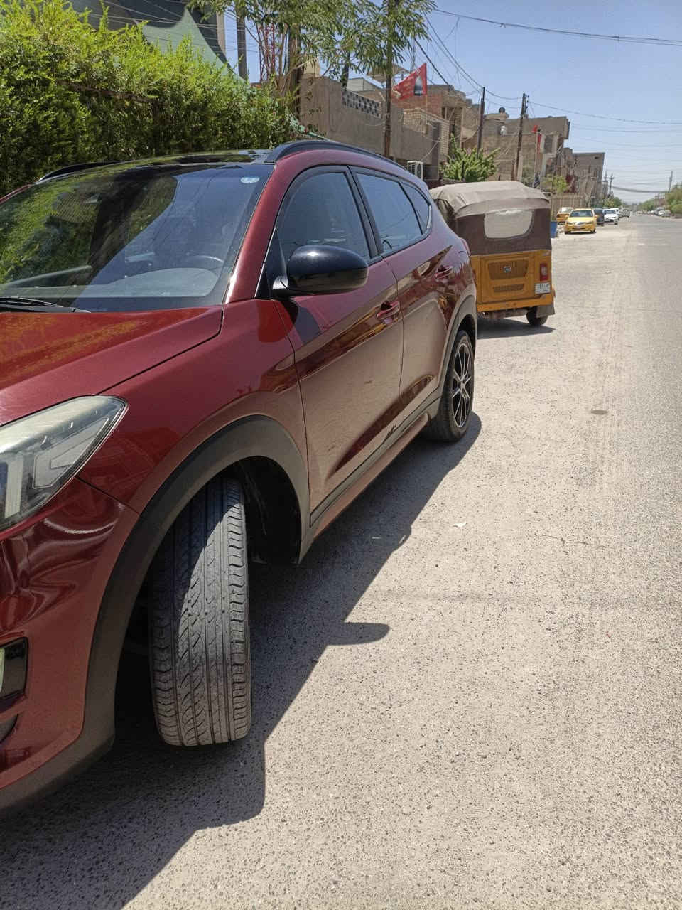 السلام عليكم اخوان مكلف بالنشر توسان مديل 20 وارد امريكي اللون ماروني بيهه 2 صبغ جاملغ وباب صفحت الصدر والبنيد مبدل نفس اللون اصلي طاك ايرباك وراجع سستم ماشيه 73 مايل رقم اربيل تريد تحويل اووكاله السياره فول مواصفات 
مكينه 2400 GDi
دبل كزوز من الخلف 
فتحت سقف بنراما 
جنطه كهرباء 
كشن السايق كهرباء
رادار امامي 
رادار جانبي 
كامره خلفيه دواره 
بصمه تشغيل وباب 
تبريد قعطتين 
لد نهاري 
3 انظمه قياده
شاشه وسطيه ابل كار بلي 
تتفئه بالكشنات الاماميه 
بعدبيهه هواي مواصفات 
ملاحظه بيهه بارد باب السايق 
وبيهه شخط باب الوره 
رايدهه 148 ورقه وبيهه مجال للطيبين 
المكان بغداد تقاطع درويش حي التراث 
***********
