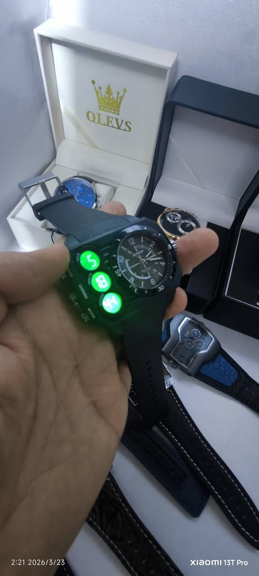 عشاق الساعات الغريبة
يتوفر جلد 
وحديد 
موديلات وتصاميم مختلفة...


**إذا كنت صاحب هذا الإعلان وتريد حذفه لأي سبب، رجاءا أرسل رسالة إلى الدعم الفني**