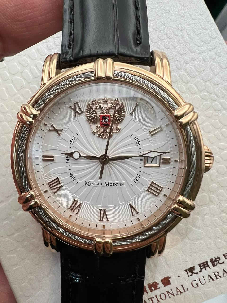 Mikhail Moskvin Russian made
ساعة ميخائيل موسكفين اوتوماتيك 
روسي أصلي 
جديد غير مستخدم 
كامل ملحقات 
قطر 40
السعر 140$
التواصل واتساب 
***********
