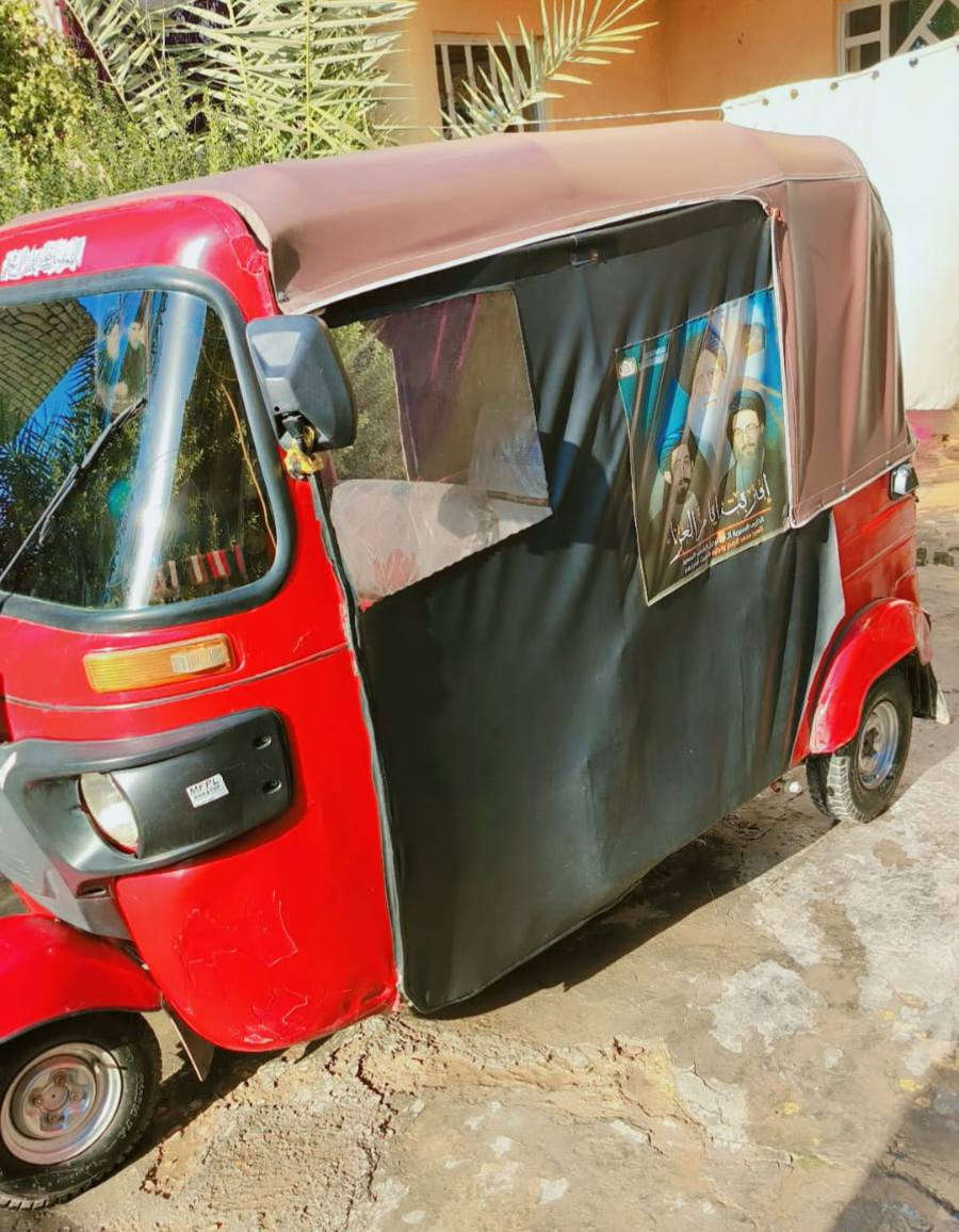 السلام عليكم تكتك للبيع موديل2018 لون احمر مجفته مكينه واكسل مابيها اي نقص
مصبوغة عام رقم وسنوية تحويل ثاني يوم
سعر(5000)خمس ملايين وبيها مجال 
رقم:‏ ‏‪***********‬‏ ‏
بغداد/المدائن/الوردية.
