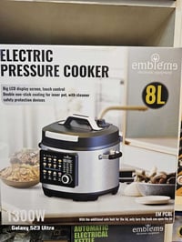 قدر ضغط • ٨ لتر • شاشة لمس