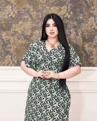 دشداشة نسائي • خامة كريشة • فري سايز لحد ٨٥ كيلو