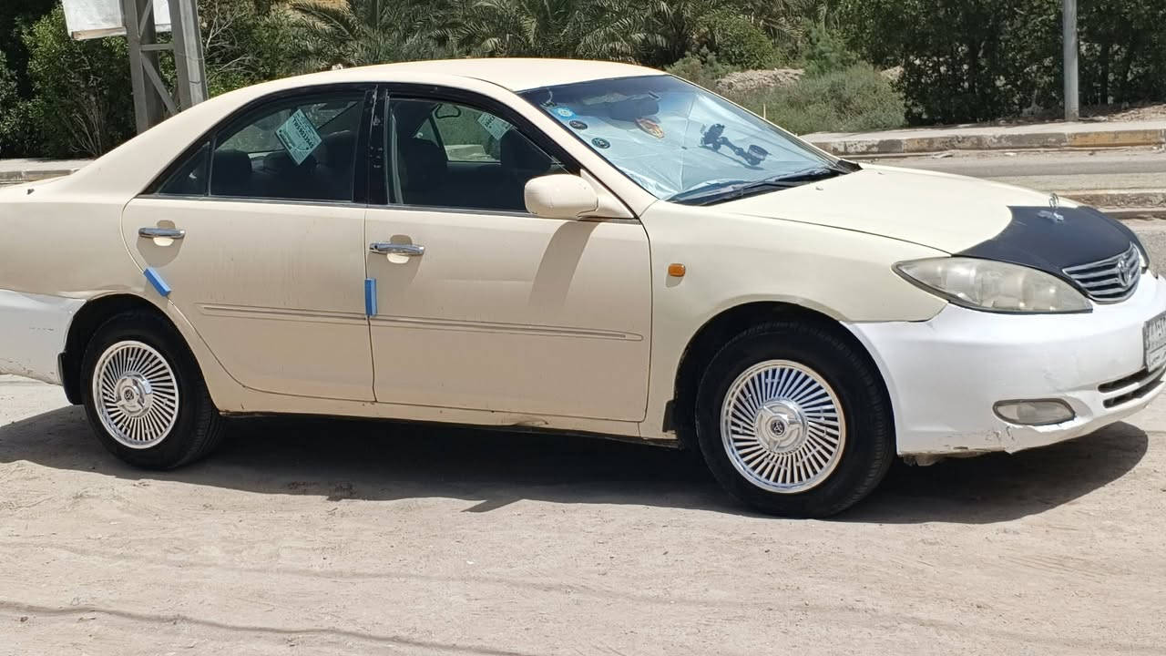 كامري موديل 2004 خليجي مكينه2400 كير حداديه 100%
شاشه كامره خلفيه لون اصفر بيجي 
سنويه الى 28 راعيه موجود رقم مثنى مشروع وطني تبريد شغال قطعتين  جديد السياره جاهزه فقط يرادله صبغه لأن الصابغه قبلي مسويه لونين
السعر 78  وبيه مجال بسيط ذي قار سوق الشوخ 
***********
