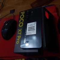 بوكو x7برو ذاكره ٢٥٦ رام 12 ملحقات شاحن +باكيت الجهاز الجهاز مكفول اخو...