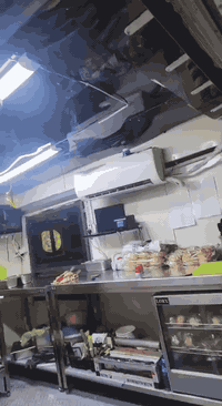 كرفان للبيع متنقل مطبخ مطعم، فقط الكرفان بدون غراض بي تايرات ثنين، وشا...