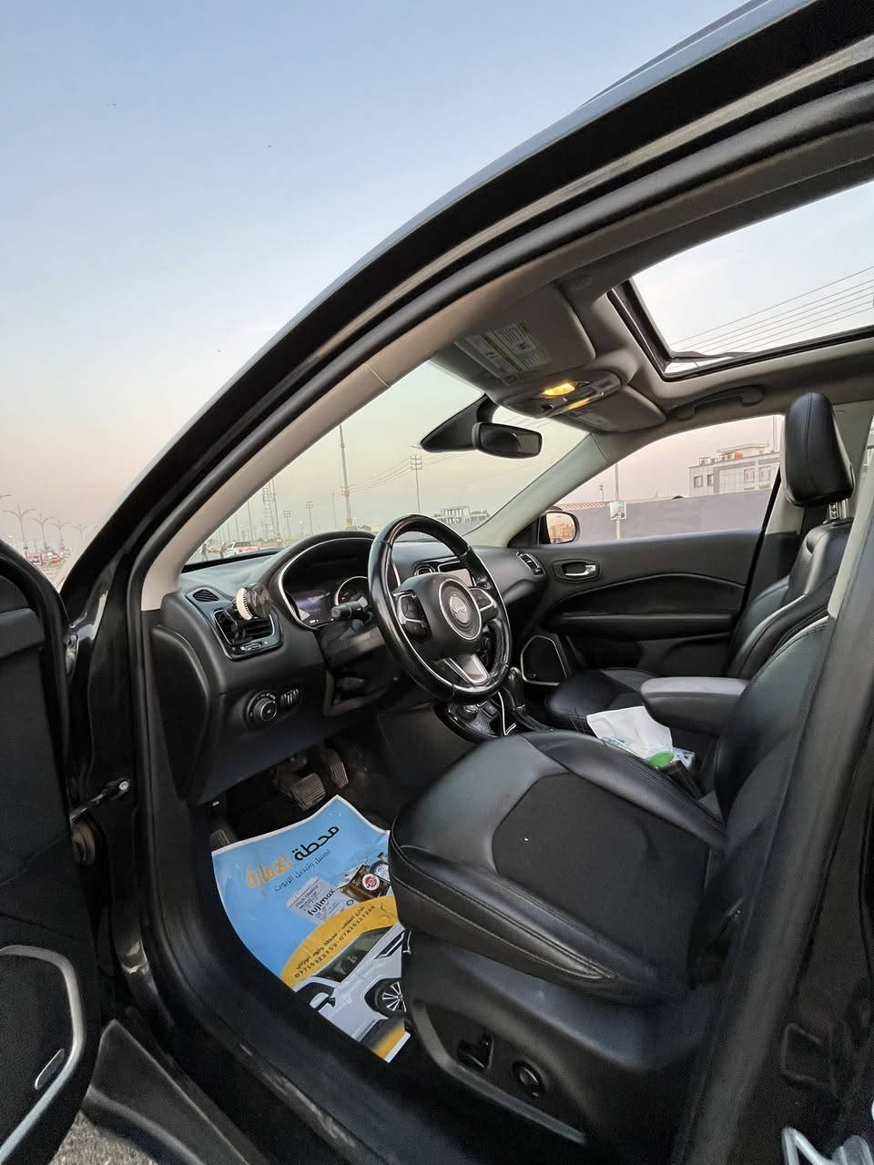 سلام عليكم
للبيع — جيب كومباس 2021 فول مواصفات (1/1)

🔹 الموديل: Jeep Compass 2021
   فول مواصفات 1/1
🔹 المحرك: (2.4)
🔹 القير: أوتوماتيك

🔹 الممشى: 80,000 كيلو 

✅ فتحة سقف بانوراما 
✅ جلد
✅ شاشة + كامرة خلفية
✅ تشغيل بصمة / ريموت ستارت 
✅ تدفئة كشنات
✅ كراسي كهربائية
✅ مثبت سرعة

استخدام شخصي مال بيت

سعر 142 بيها مجال مكانها كربلاء 
أي استفسار : ***********
