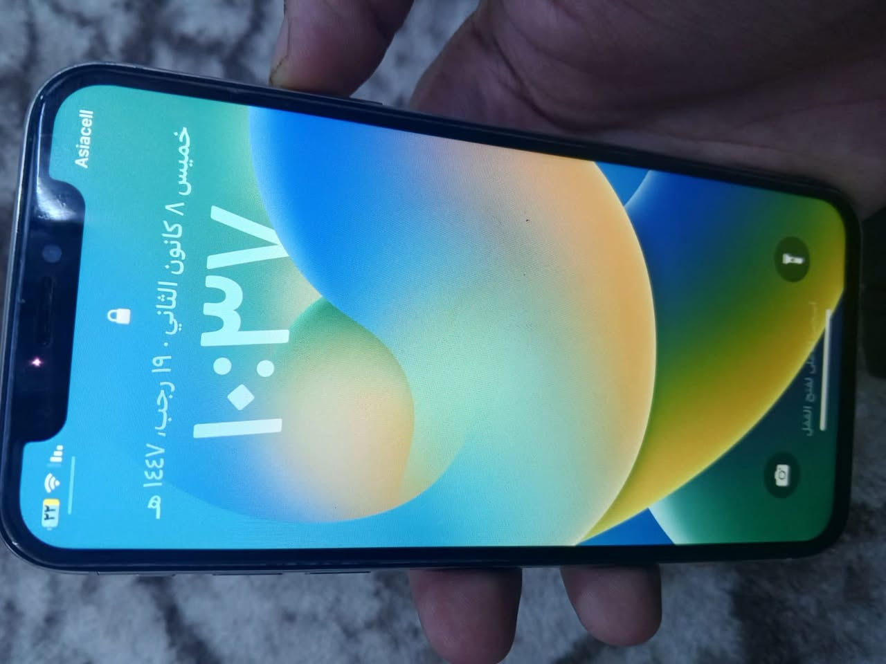 السلام عليكم ايفون اكس العادي ذاكرة ٢٥٦ مبدل شاشة اصلية و بطارية فيس ايدي شغال كلشي بي شغال مكان عبيدي سعر خاص ***********
