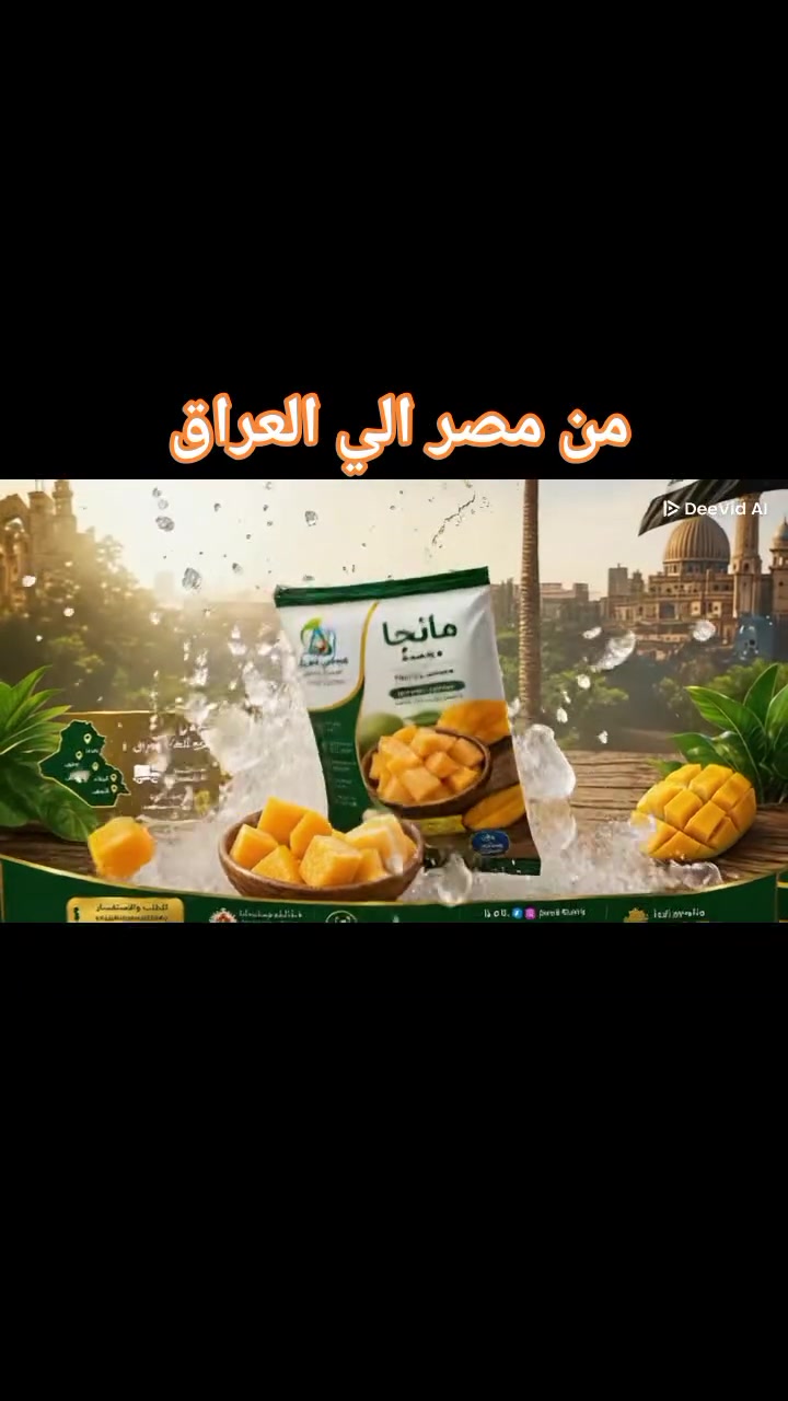 🥭 مانجو زبدية فاخرة.. الجودة التي ترفع مبيعاتك في أسواق بغداد والعراق! 🇮🇶
​تعلن عوافي النيل | Awafi El-Nile عن توفر شحنات المانجو المجمدة (شرائح/مكعبات/لبّ) بجودة تصديرية عالية، مجهزة خصيصاً للمصانع والشركات وكبار الموزعين في كافة المحافظات العراقية.
​✨ لماذا تختارنا؟
​طعم غني: مانجو زبدية طبيعية 100% بلون ونكهة ممتازة لصناعة العصائر والحلويات.
​تجميد احترافي (IQF): يحافظ على القوام الطازج والرائحة الذكية.
​صفقات رابحة: أسعار منافسة للطن وتسهيلات مميزة عند التعاقد على الحاويات.
​💬 للحصول على قائمة الأسعار وعروض الشحن إلى العراق، اترك تعليقاً بكلمة "تم" أو راسلنا مباشرة عبر رسائل الصفحة (الماسنجر).
​عوافي النيل | جودة تصديرية تتخطى التوقعات.
​#عوافي_النيل #مانجو_مجمدة #بغداد #العراق #استيراد_غذائي


**إذا كنت صاحب هذا الإعلان وتريد حذفه لأي سبب، رجاءا أرسل رسالة إلى الدعم الفني**