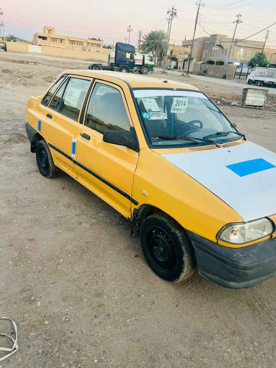 سلام عليكم سايبا موديل 2013 سياره مكينه وكير جدد حداديه جديده درايمات جدد السياره عضمتها حلوه كشرها كدام عينك 
لا خياس ولا ضربه قويه سياره مصفره هيئه اغرامات  مكاني كربلاء السعر 27 وبيها مجال بسيط للاستفسار  ***********
