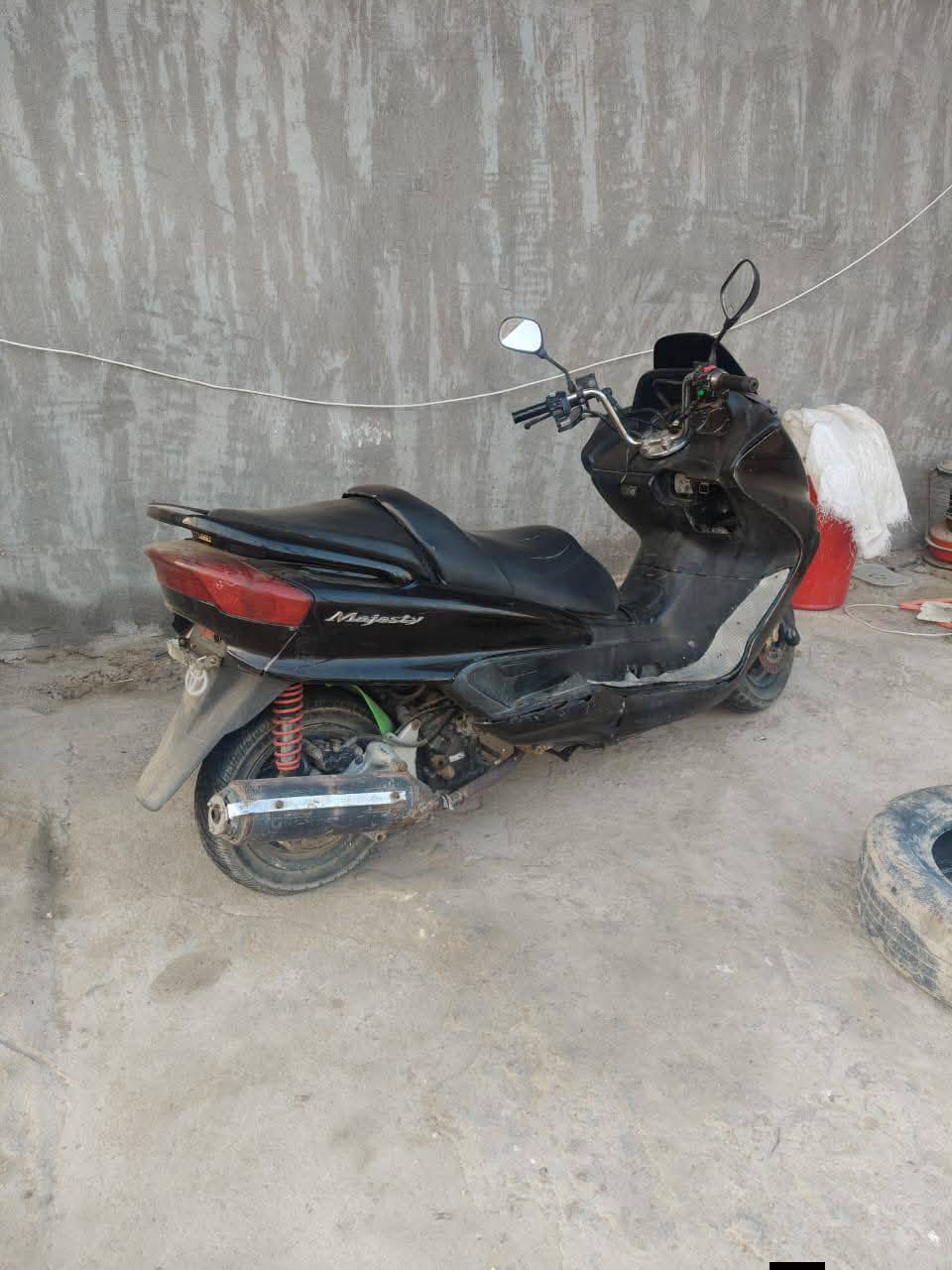 السلام عليكم ماجستا دراجه (يابانيه) للبيع     مكاني بغداد ابو غريب اسعدان السعر 600 وبيها مجال بسيط   للتواصل واتساب ***********
