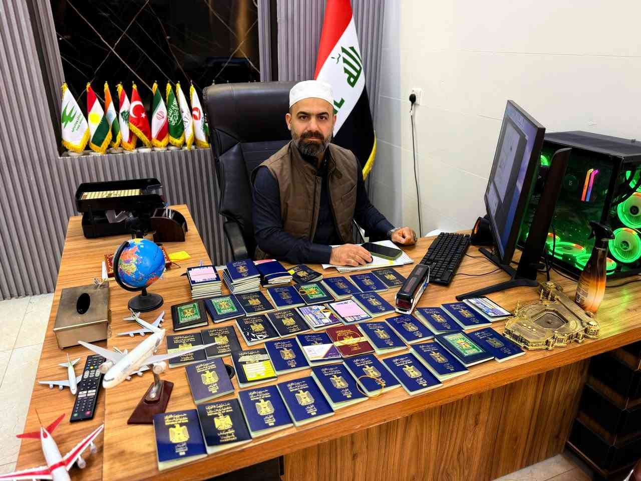 🌙🔥 فرصتكم الآن… لا تفوّتوها! 🔥🌙

ما زلنا مستمرين باستلام جوازات السفر لـ
🕋 عمرة أواخر شهر رمضان المبارك
🌙 وكذلك عمرة شهر شوال جواً وبراً

عِش أجمل اللحظات الإيمانية في أطهر بقاع الأرض…
أجواء روحانية، تنظيم مميز، وخدمة تليق بثقتكم 🤍

⏳ الأماكن محدودة جداً والحجز مستمر
سارعوا بتثبيت أسمائكم قبل اكتمال العدد

📞 للحجز والاستفسار عبر الخاص أو الاتصال على:
***********
***********
***********

📍 فروعنا:
ديالى – خانقين – تولفروش – مجاور معرض الصالحي
ديالى – جلولاء – قرب الجامع الكبير – مجاور مكتب الليث شو

✨ معكم خطوة بخطوة حتى أداء العمرة بكل راحة واطمئنان
نسأل الله أن يكتبها لكم عمرةً مقبولة وأجراً عظيماً 🤍
#عمرة #رمضان_مبارك #اواخر
