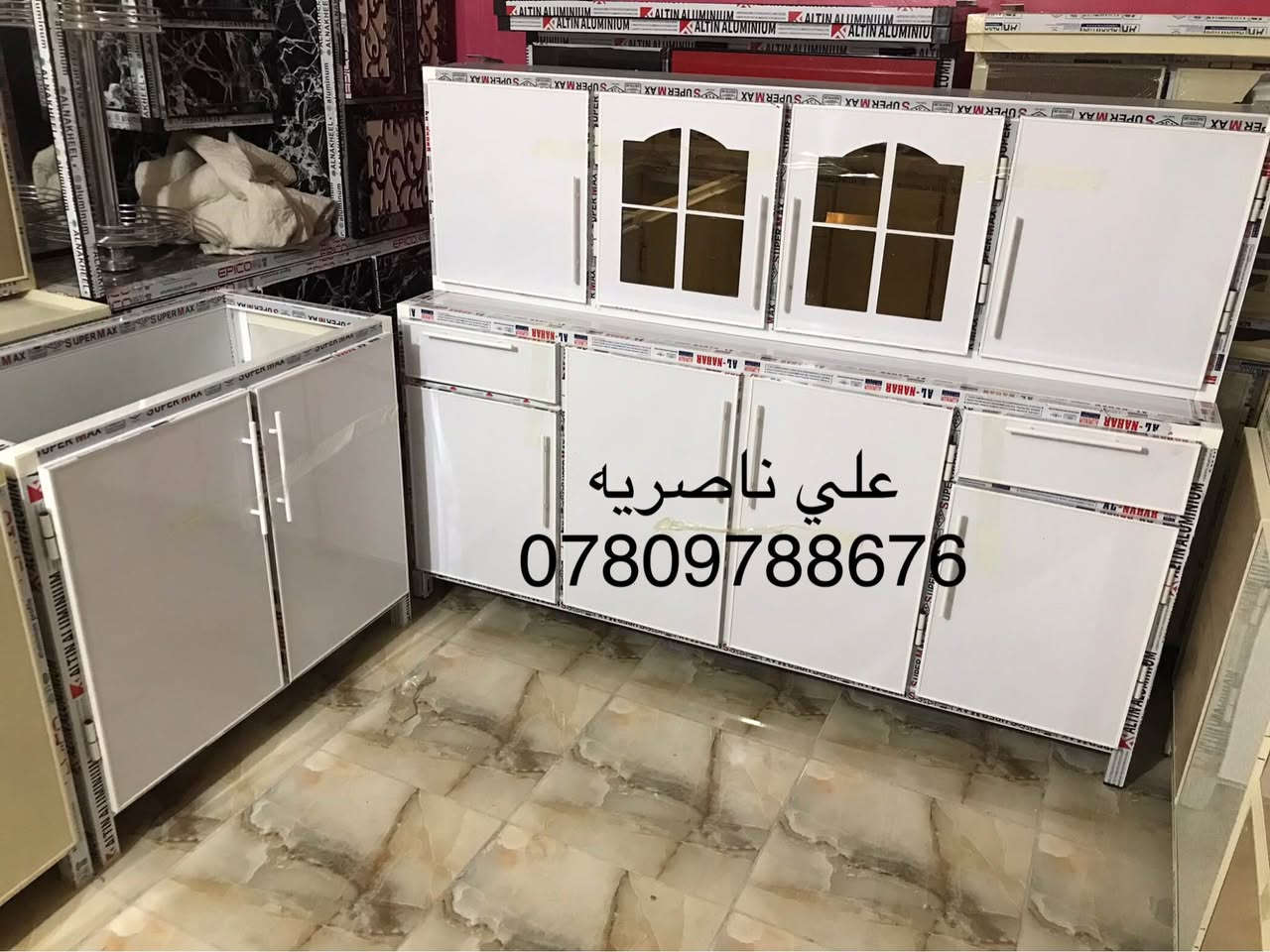 تخفيضات كاونتر  مع سنك مرمر شغل تزكام وثقيل بليت واحد ملم  430 العنوان ناصريه شارع الاخلاص *********** ناصرية, ذي قار
