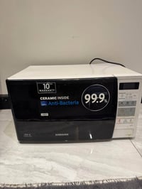 مايكروف سامسونك اللون ابيض السعر 125 الف بغداد المنصور 07728662271 بغد...