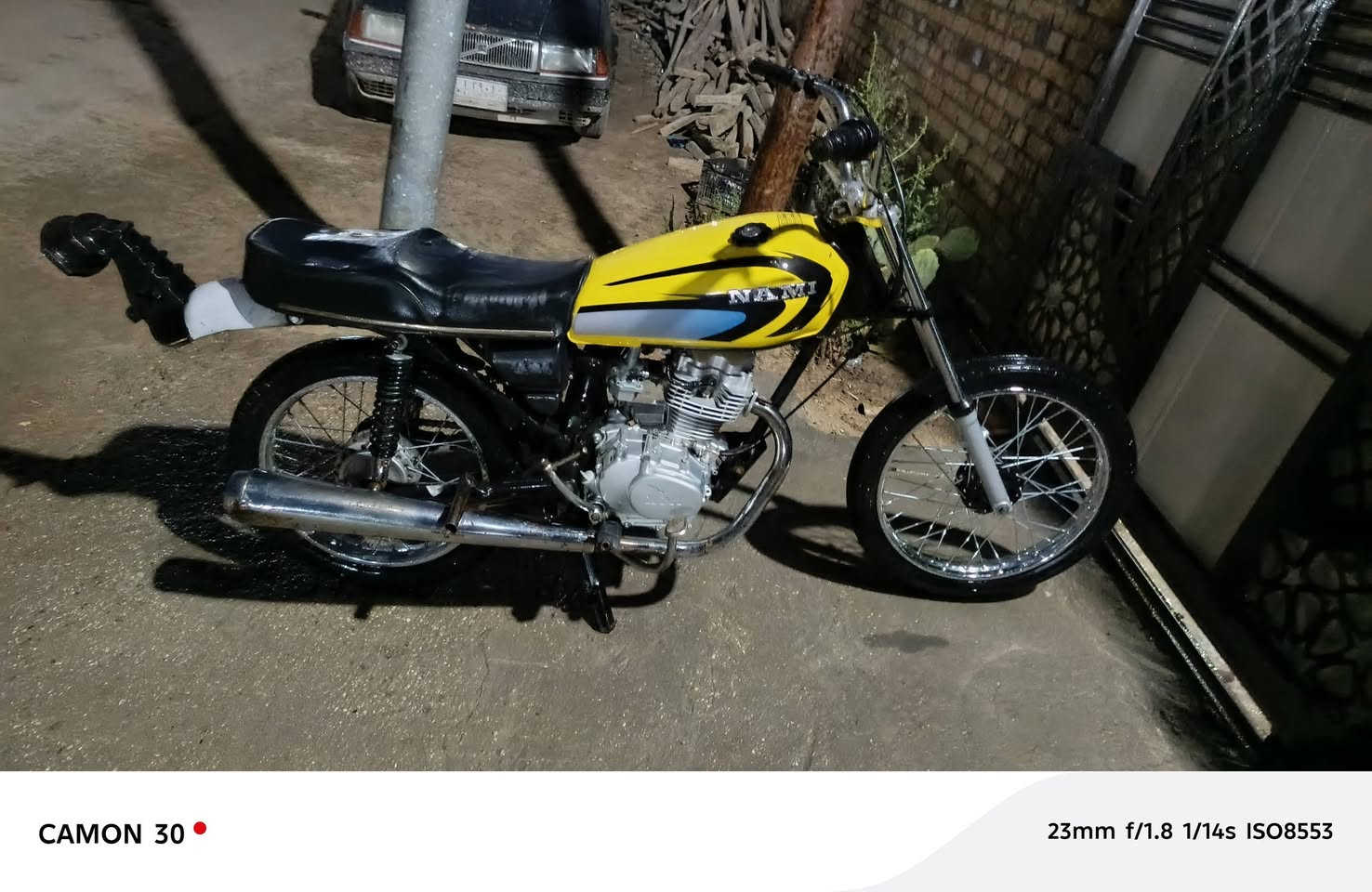 دراجه حلوه شاصي 21 اوراق كامله وتعمير 25 شلامجه كلها غراض اصلي شلامجه السعر 550 وبيها مجال مستعجل الشراي يتصل *********** مكاني حله كفل
