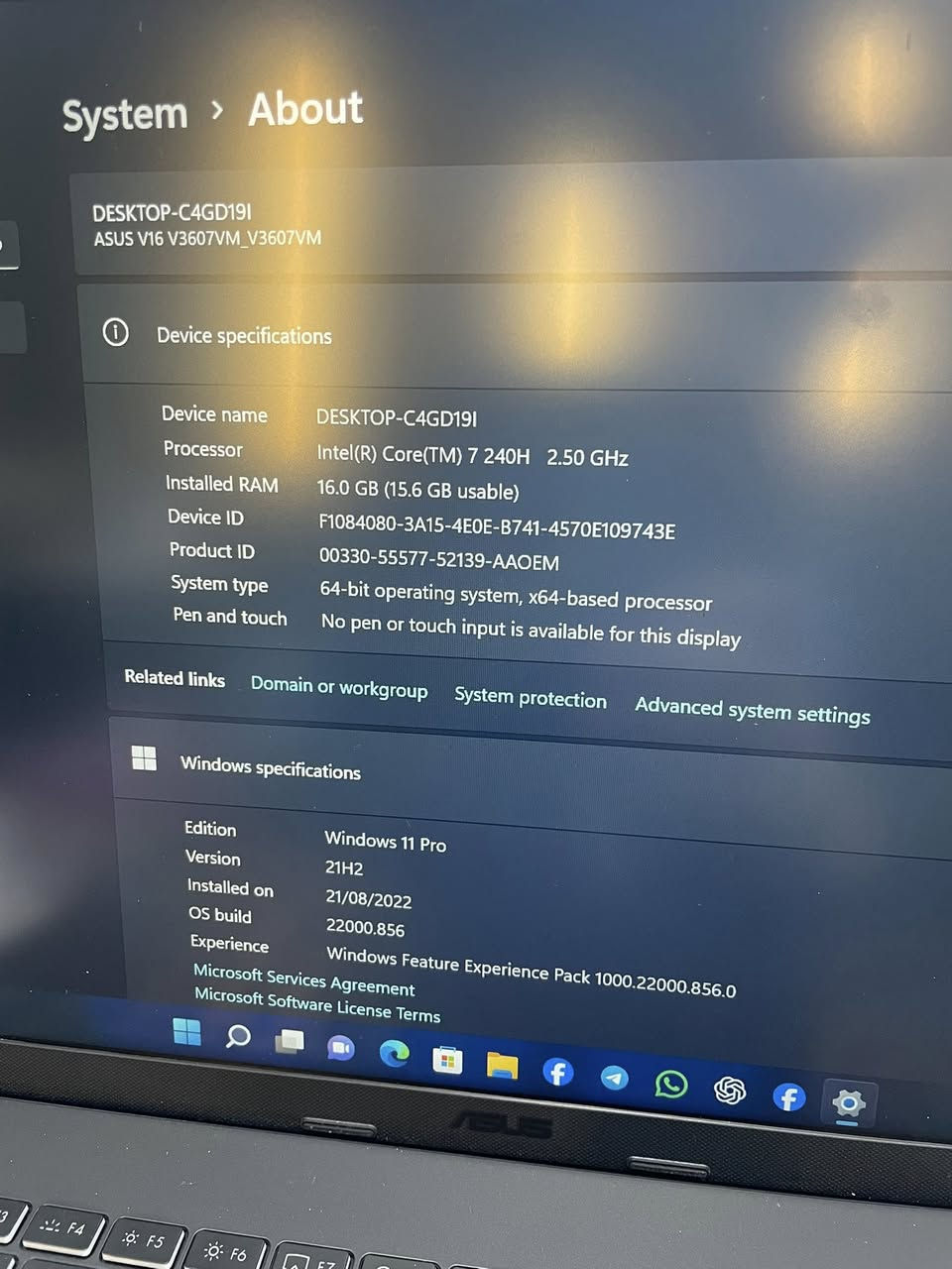 اعادة نشر بسبب الوعود الكاذبة
Asus i7 14th 240H

Ram : 1x16 G DDR 5

Hard: 1 T Nvme

Gpu: Nvidia 5060 8G

Screen: 2k 144h

قيم واشتري بما يرضي الله

خاص او رقم ***********-***********

استعمال الحاسبة ٣ اشهر فقط شراء من النبع
