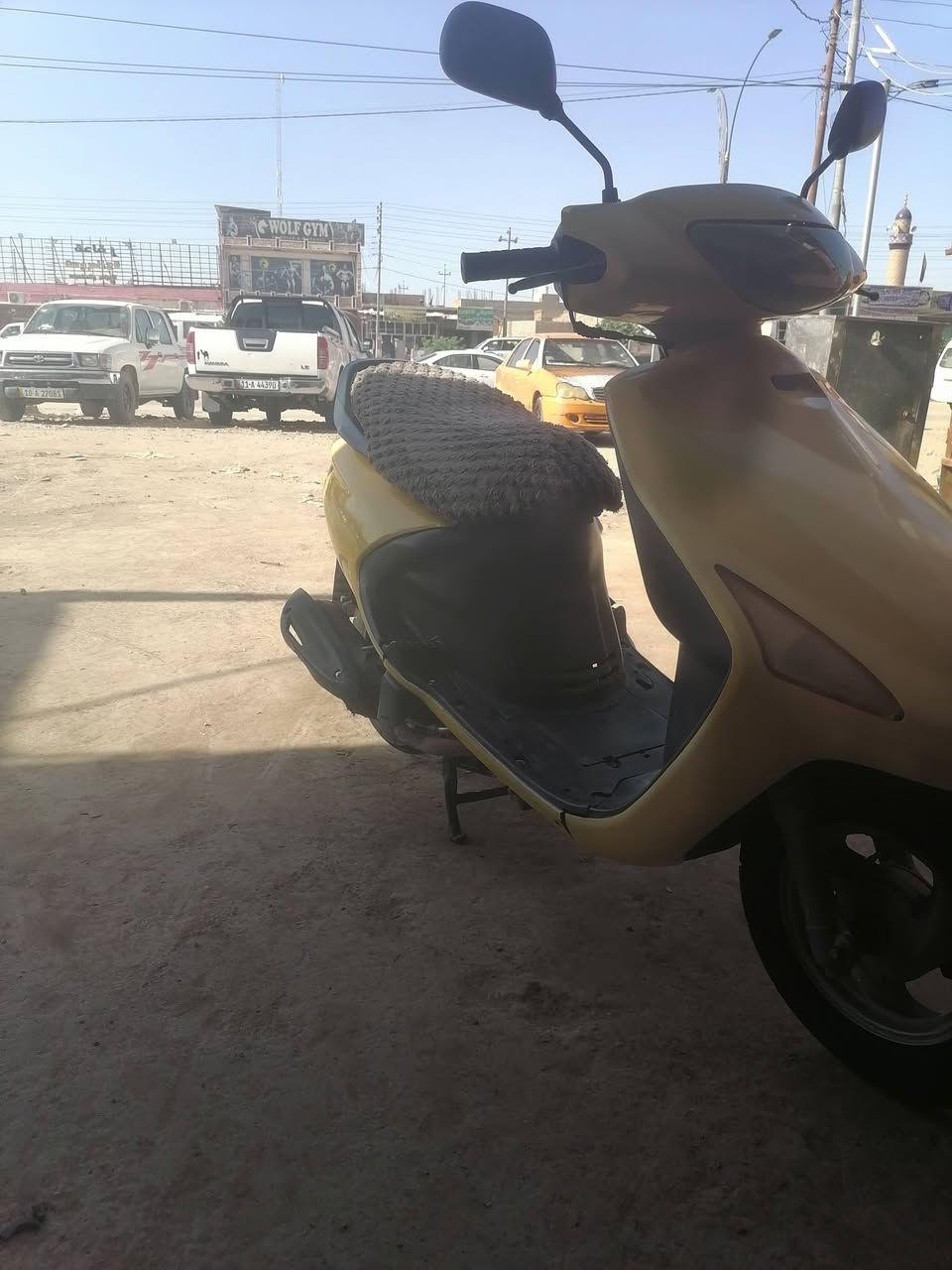 السلام عليكم ٠
دراجه فراشه للبيع
مكينه مامفتوحه ٠ كهربائيات شغاله كله
جديده ع أيدي ٠
السعر 350 وبيه مجال كلش بسيط
رقم الهاتف  ***********
