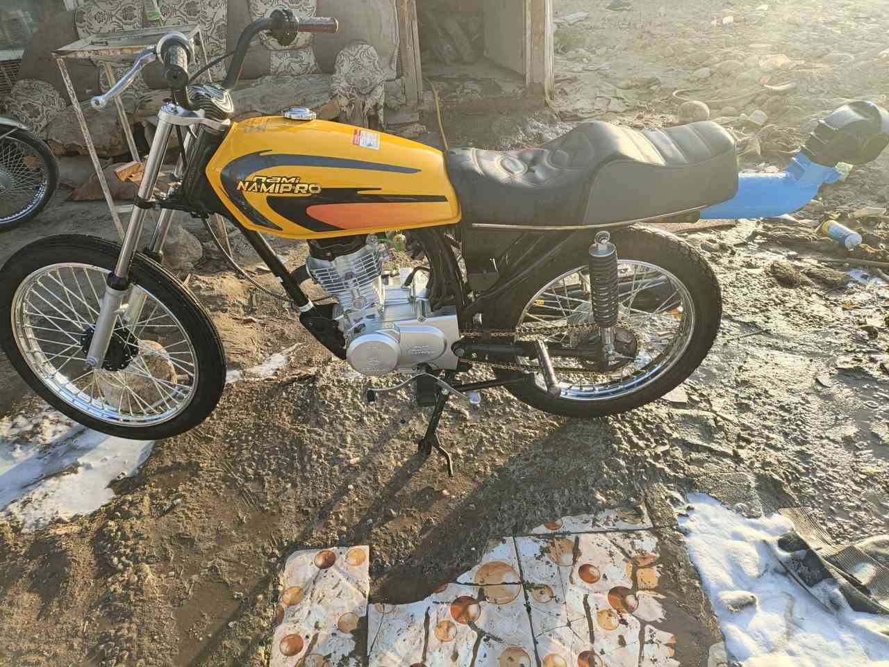 سلام عليكم دراجه تعمير كله جديد شاصي 21 وراق صولي 7 شراي هاذ رقمي ***********
