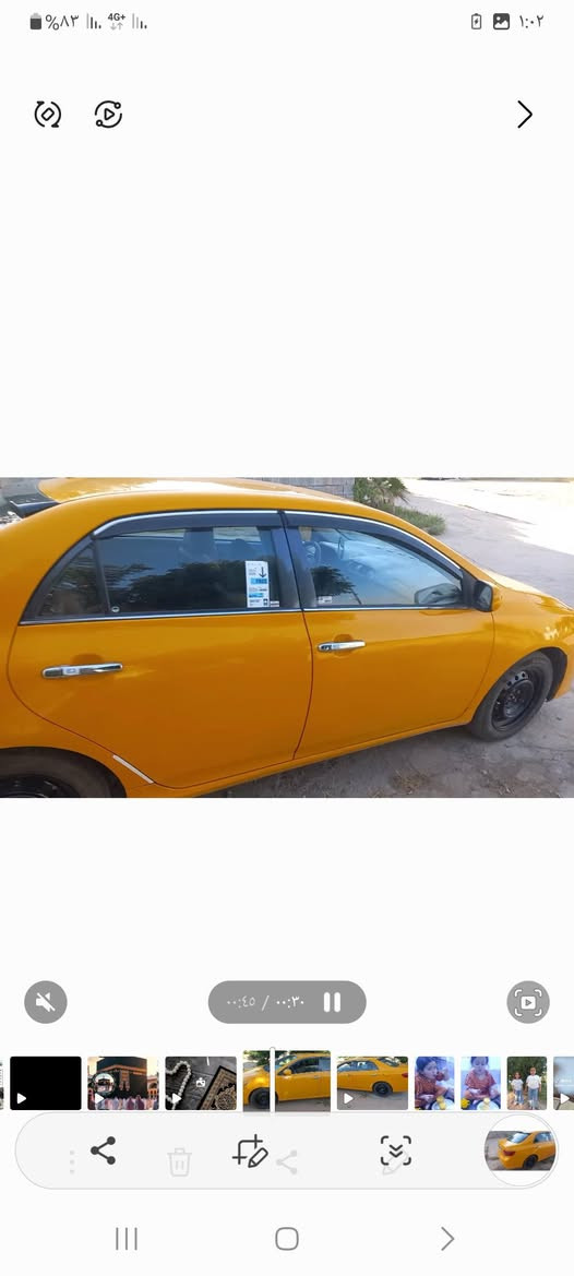 کرولا مودیل 2009کێڕومەکینه بەشەرت دووپارچەی ڕەشە بۆنیت چەمەلخ ڕەش سەنەوی تا 2028 تازەیە 108گەڵا مەجال ***********
