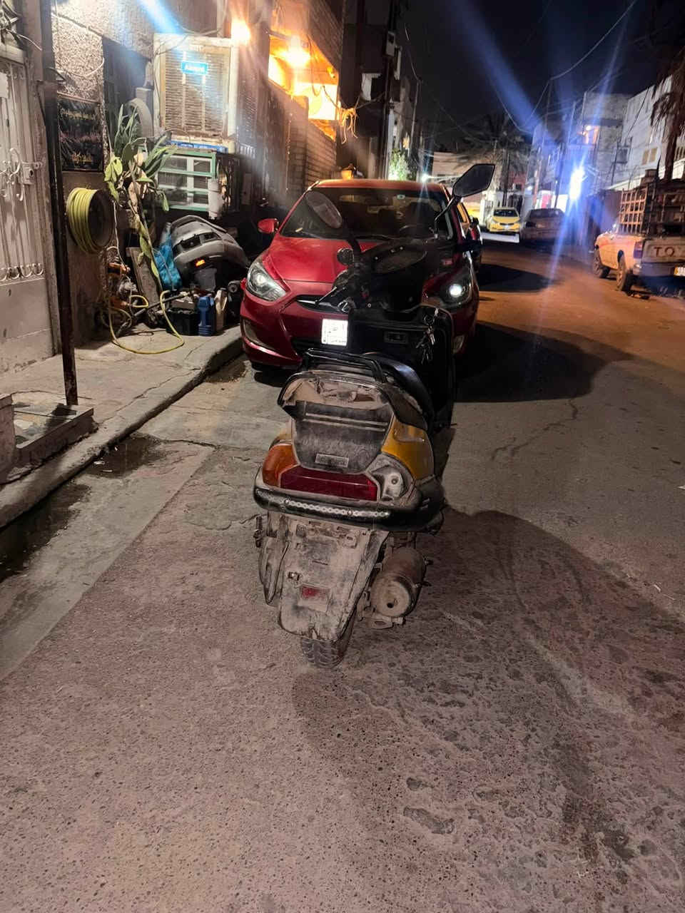 دراجه فراشه شغال او تفصيخ كوم حديد 300 وبيه مجال مكاني بغداد الطوبجي ***********
