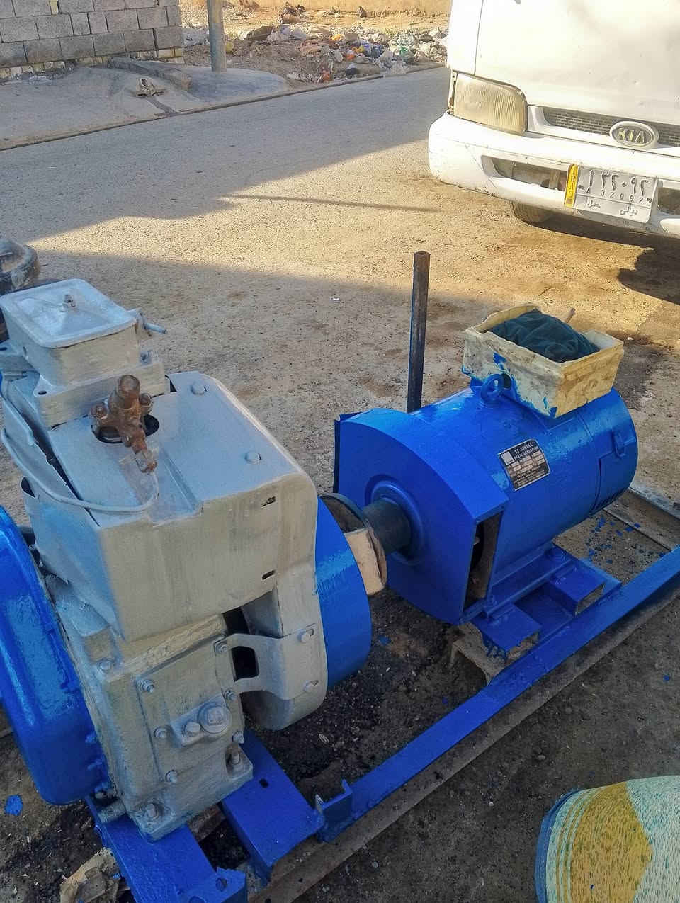 مولد للبيع 12كيفي مكينه نضيفه وشغاله هندر واحد عل فحص مكاني بغداد المعامل الحسينيه سعر 600الف وبيه مجال ***********
