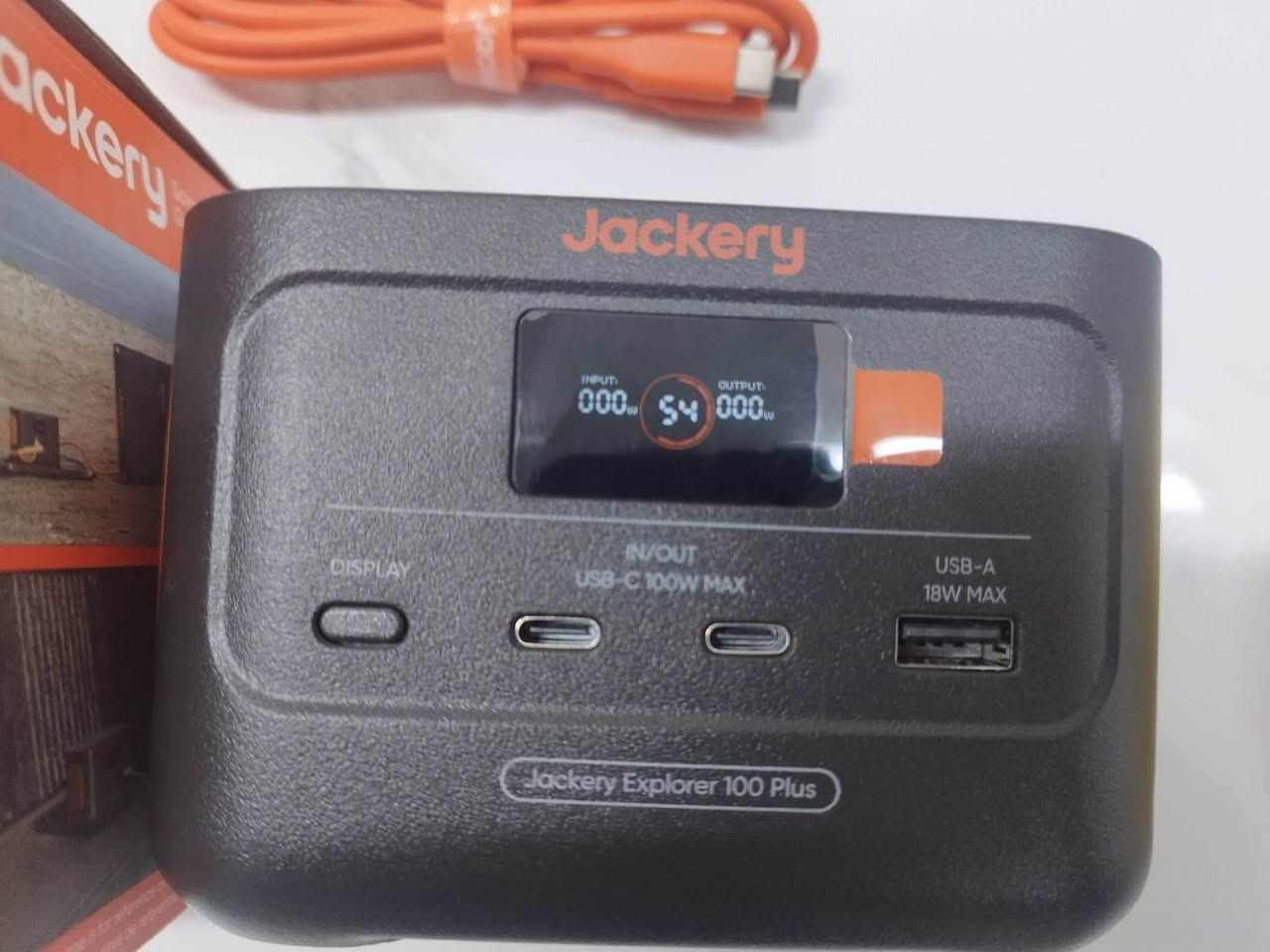 للبيع Jackery Explorer 100 Plus الأصلي باوربنك
✅ بطارية LiFePO4 عالية الجودة
✅ سعة 99.2Wh (31000mAh)
✅ منفذي USB-C بقوة تصل إلى 100W للشحن السريع
✅ منفذ USB-A بقدرة 18W
✅ يدعم شحن الهواتف، الأجهزة اللوحية، اللابتوبات، الكاميرات وأجهزة الألعاب المحمولة
✅ حجم صغير وخفيف مناسب للسفر والكشتات

للحجز او الاستفسار التواصل واتساب ***********
