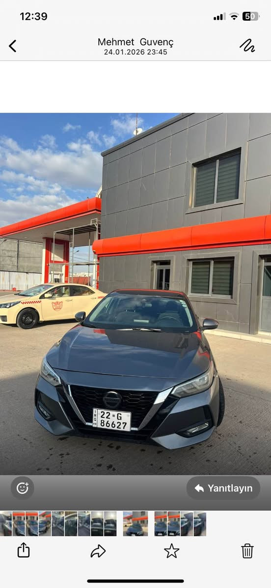نيسان سنترا s 2021  
بدون نقص تحويل ثاني يوم بسمي
بيه ٢ قتعه جامرلغ بونيد    
سعر 129   مجال
إذا كنت لا تريد لادزلي رسالة رقم هاتف موجود
سياره جاهزه ولا قطره نقس ما بيه 
دفتر بنزين ⛽️
ماشيه ٦٠٠٠٠km
 
*********** أربيل, العراق
