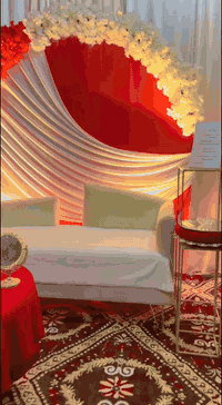 #كوشة_حنة
جانب من أعمالنا لــ أحد العرسان🍂
احجز الآن لتجعل مناسبتك ذكرى لا تُنسى ✨
#توصيل بابل_كربلاء_نجف 
📍 للتواصل والاستفسار: 
#واتساب [ *********** ]
#عالم_الكواشات #اعراس #مناسبات #ورد #فخامة
