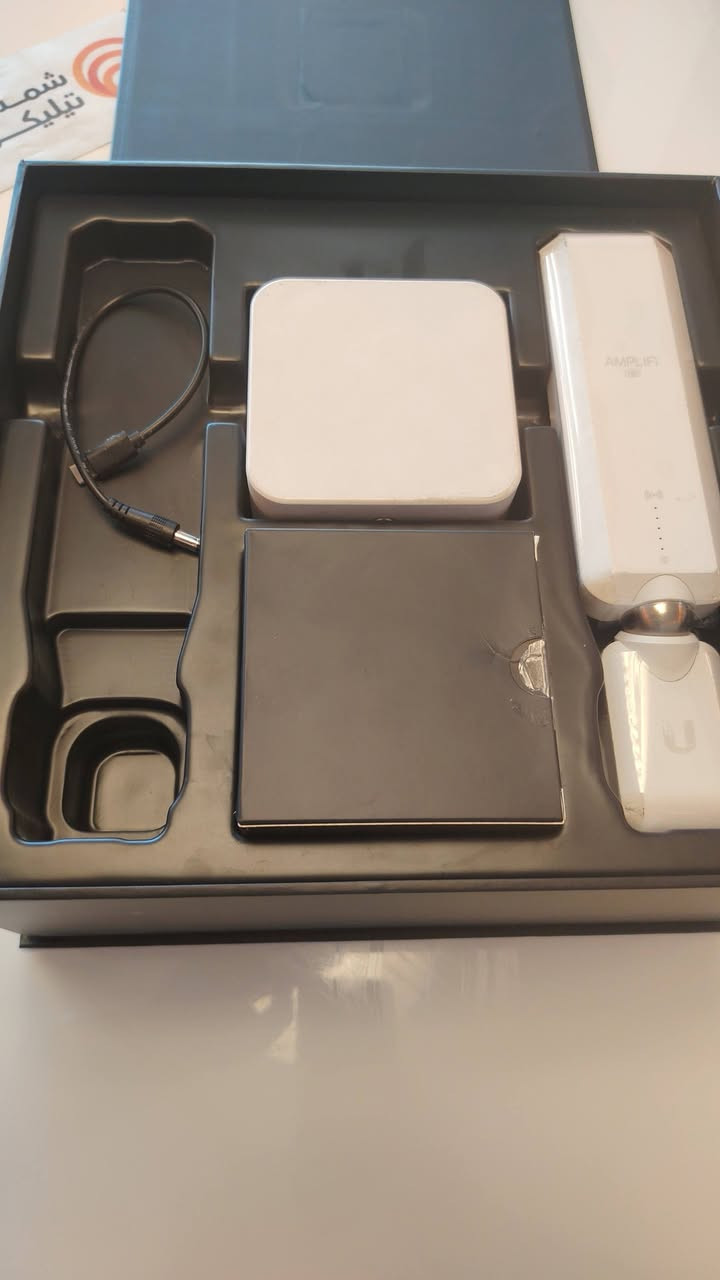 للبيع مستعمل نظيف جدا
١٥٠ الف دينار
Ubnt 
الراوتر والمقوي قطعه واحده فقط
ملاحظه سعر القطعه الجديده ٤٨٠ دولار
***********
