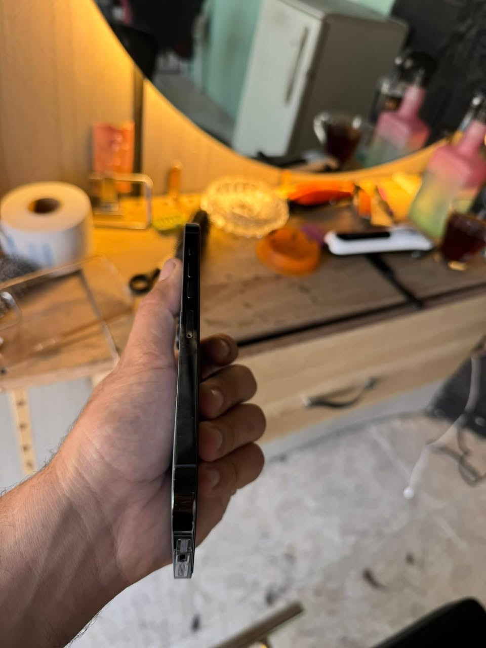 ايفون 13 بروماكس بي مسجات من ابل نضافه100‎%‎ وتر بروف ممفتوح مكفول من كلشي ابد بطاريه 100 ذاكره 128 السعر 500 مكاني بغداد واكو توصيل متواجد فيس واتساب ***********
