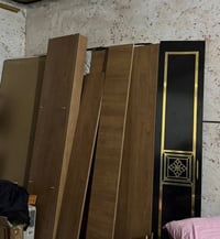 غرفه نوم تركيه للبيع 5 قطع نضيفه مابيها ضرر اول مره تتفصخ سعر 350 مكان...