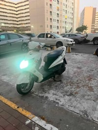 دراجة سكنس فحل نوزل خطين ياباني قبق نفخ للبيع ناقصها فقط فيشة عداد درا...