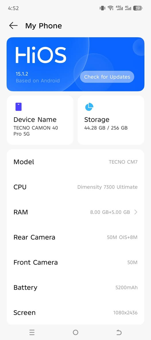 Tecno 40 pro 5g
256/8
بدون ملحقات بسعر ٢٧٠ وبيه مجال
بدون ملحقات 
بغداد - غزالية


**إذا كنت صاحب هذا الإعلان وتريد حذفه لأي سبب، رجاءا أرسل رسالة إلى الدعم الفني**