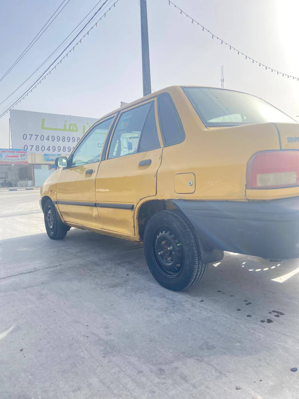 سلام عليكم سايبه 2012 بسمي بغداد تستلم جاهز هيه وغرمات سنويه 2027 مكينه كير شاصي كفاله تبريد ثلج مكاني حله قرب صيطرت اثار سعره زين ويه سوك لي حب خابرني ع هاذه رقم ***********
