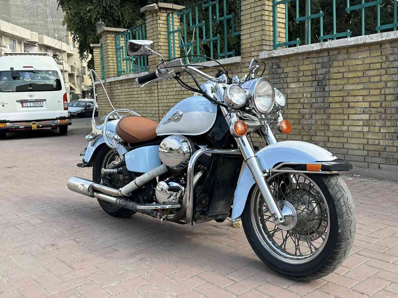 للبيع 
Honda Shadow  400 classic
الدراجة كفالة عامة 
(بدون رقم ) 
السعر 18 ورقة 
***********
