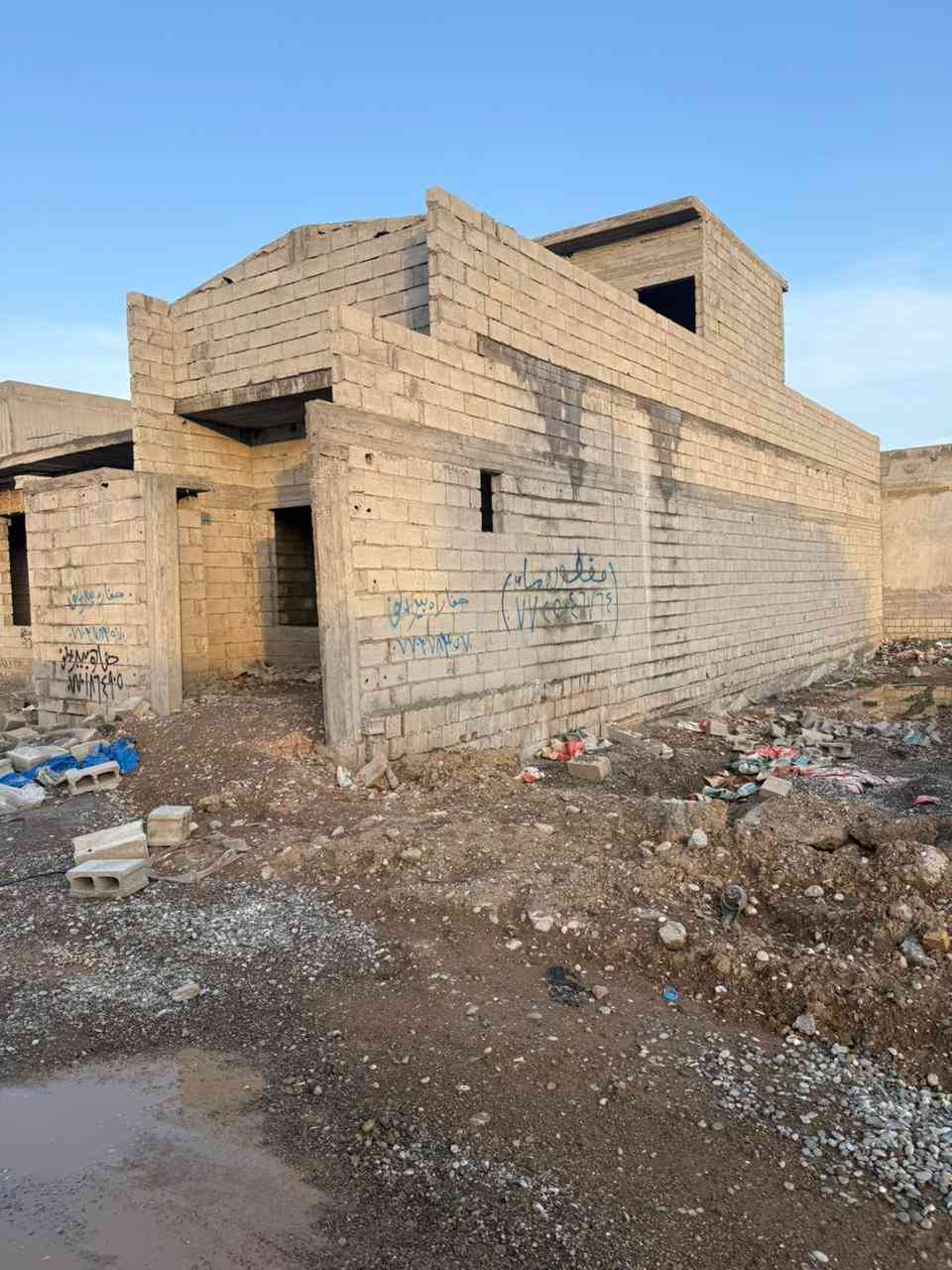 هيكل مسقف كامل للبيع زراعي  مكانه بدر قريب ع شارع فرع مول حسين منطقه جديده للاتصال
***********
السعر ٣٧ وبي مجال بسيط
