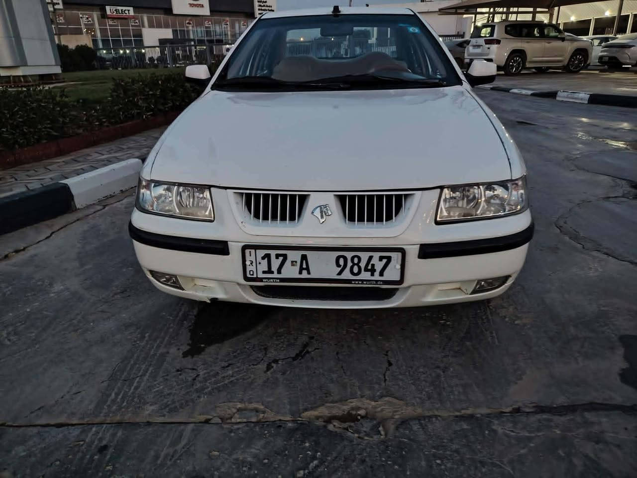 سلام عليكم سمند للبيع كفاله عامه ماعده بنيد مصبوغ وباقي كفاله عامه 2011رقم مثنى هزه قبل 3ايام باقي على البصمه باسمك كبل
مكفوله كفاله عامه فقط صبغ بنيد محرك وكير كفاله تبريد شغال تخم تاير جديد قبل سبوع مشدود
حداديه الاماميه 50 بال 10
ريمونت فتح  وتقفيل
باتري جديد
سياره جاهزه تجي تكلب وتقتنع
مداور كبل باسمك السياره هزيته قبل اسبوع باقي على البصمه

اخويه شرحتلك كلشي
مكانها الديوانية 

مالكه ديوانيه

السعر 42 وبيها مجال
الاتصال ***********
