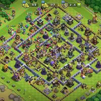 حساب كلاش للبيع  بيت 18 سعر80وبي مجال مكاني موصل وجه لوجه