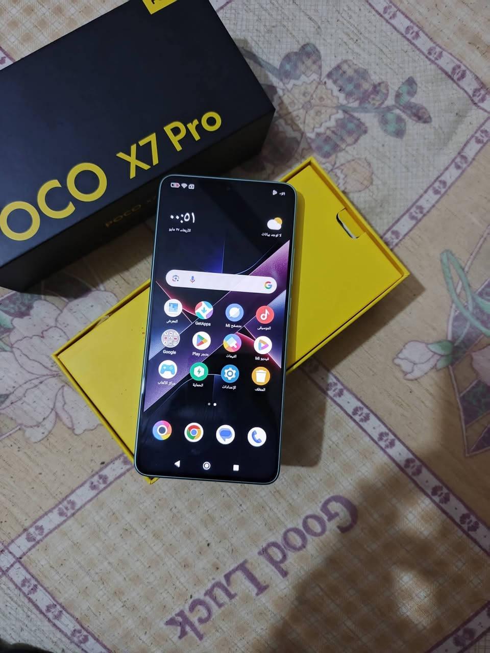 بوكو Poco x7pro ذاكره 512 نص تيرا لون المميز والمختلف يدعم ببجي 120 فريم بكل سلاسه ودقه عاليه جهاز راقي نضيف جدا ملحقاته كامله كارتونته وشاحنته الاصليات السعر، خاص للشراي وبالخدمه


**إذا كنت صاحب هذا الإعلان وتريد حذفه لأي سبب، رجاءا أرسل رسالة إلى الدعم الفني**
