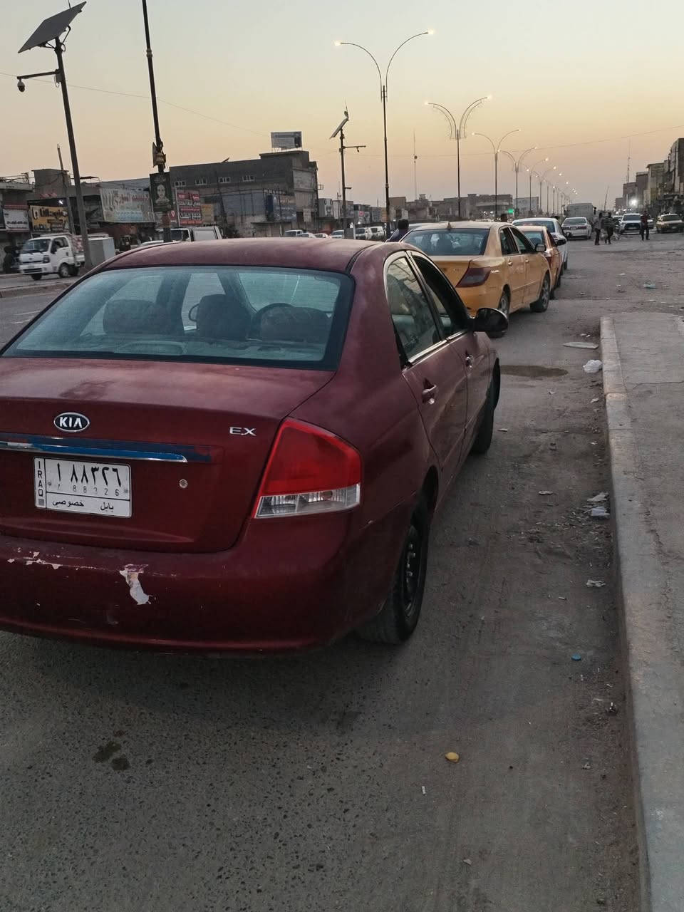 سلام عليكم من رخصت الأدمن كيا سبكتره مديل ٢٠٠٨ السيارة مصبغوه عام السعر ٦٥ وبيه مجال *********** مكاني بابل
