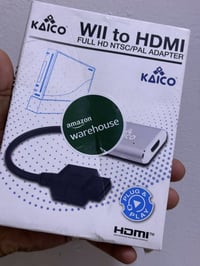 تحويلة wii • HDMI • توصيل