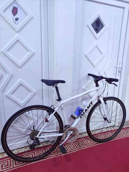 السلام عليكم 

دراجه ماركة #GIANT_ESCAPE  جيانت اسكيپ العالميه ماركه 

غنيه عن التعريف صنع اصلي اورجنال MADE IN JAPAN🇯🇵

لون مميز أبيض ثلجي مطعم باسود ميتاليك 

حجم 28 (C700) فوول ألمنيوم خفيف جدآ فول انسيابي وسرعة

لشه مضلع موديل حديث ...سستم شيمانو كامل سيت شيمانو 

آلتوس #SHIMANO_ALTUS ...بدالات السرعه 8X3 سحب دفع

#شاشه_حديث ....بريكات V_BRAKE بالمكان حتى الفحمات 

مختوم تيكترو TEKTRO ...وياله زووم طبقتين مختوم GIANT

مصصمة لتحمل الاوزان الثقيلة والطسات #DOUBLE_WALL

تايرات كتان اصليه  مختومه #KENDA ...سرج طبي اصلي 

ستيرن نفخ حديث ستانس...كامبليونات سلايت وياله وسرج 

وبالحقيقه احلى من الصور بهواي بلأخص اللون 🔴

🔴الدراجة قطعه مال حاوية غير مستخدمه داخل العراق
     مامبدل بيها برغي على وضع الشركه بلاد ..ختم واحد
     ليبل واحد حتى المطارة مختومة #GIANT
      بدون اي نقص كامله وجاهزه 100٪ 

المكان موصل الجانب الايسر....السعر 210 الف (ثابت_نهايتة)

يوجد توصيل بغداد وجميع المحافضات العراقية 

رقمي ***********
