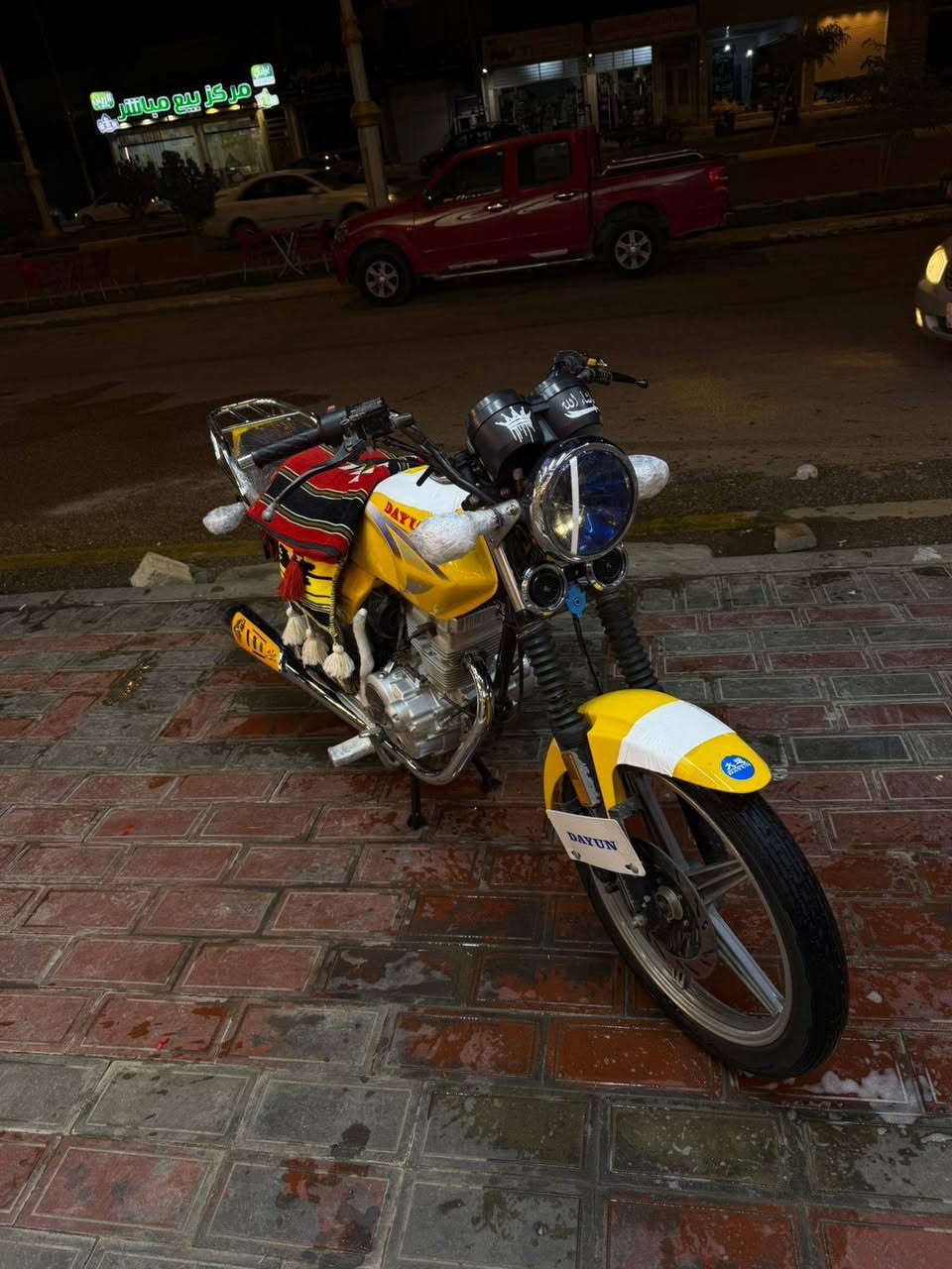 🔹مستعجل علبيع اليكسر بسعر يسمع حجي ميعجبة🔹 
السلام عليكم
دايون مديل 2023 ثامر خلخال 🍋لون مميز ليموني🍋 اوراق اصولي كامله وصل معرض بسمي كهربائيات كلها شغاله  صالنصه ستيل اصليه الدراجه ما ماشية ولا مشتغلة الدراجه كفاله عامه من كلشي محرك اخرس ما مفتوح شرط شلعه ومعدل
سعره 1475 وبيهه مجال كلش قليل حك الجية
عنواني كربلاء حي الميلاد
***********
